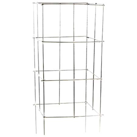 Lawnitator 701642 42 in. Heavy Duty Galvanized Stackable Square Folding Plant Support, 10PK LA3255488
